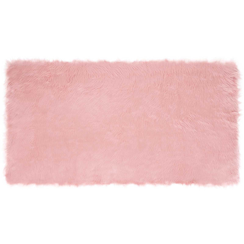 Load image into Gallery viewer, Vidaxl nep schapenvacht tapijt tafalla roze 80 x 150 cm polyester

