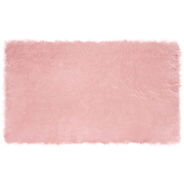 Vidaxl nep schapenvacht tapijt tafalla roze 100 x 200 cm polyester