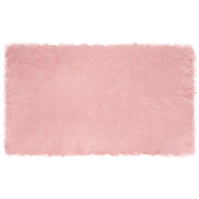 Load image into Gallery viewer, Vidaxl nep schapenvacht tapijt tafalla roze 100 x 200 cm polyester

