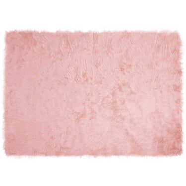 Vidaxl nep schapenvacht tapijt tafalla roze 140 x 200 cm polyester