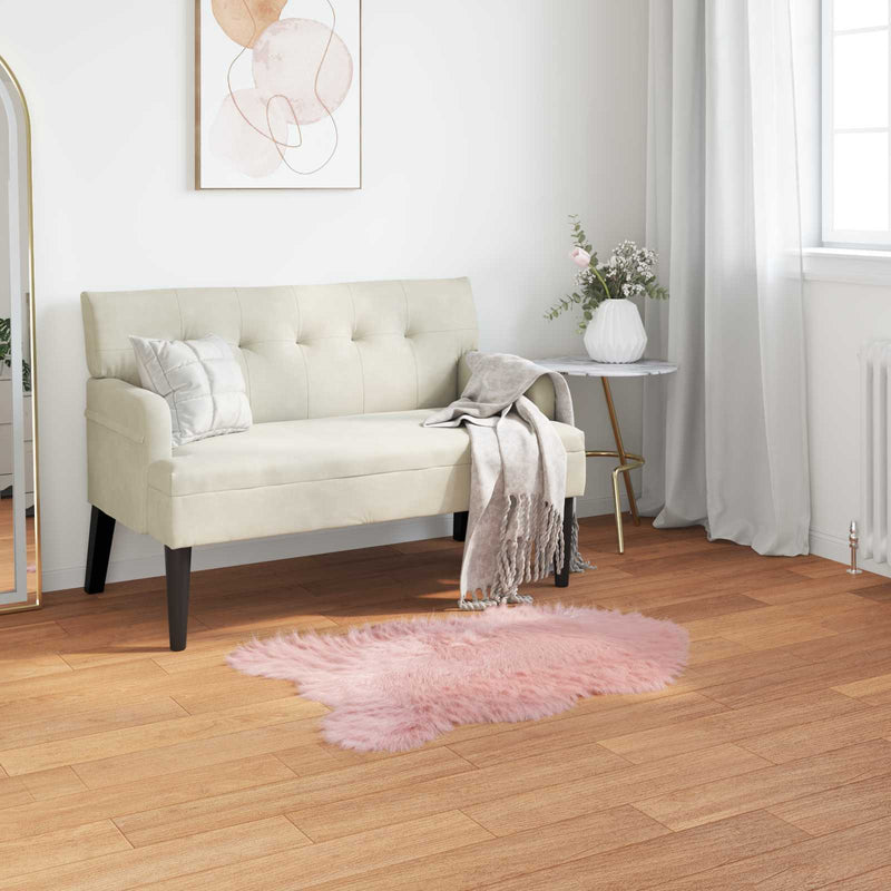 Load image into Gallery viewer, Vidaxl nep schapenvacht tapijt tafalla roze 80 x 120 cm polyester
