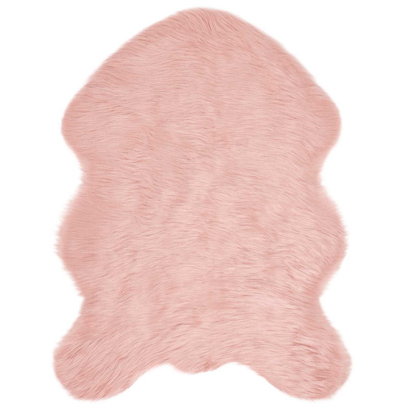 Load image into Gallery viewer, Vidaxl nep schapenvacht tapijt tafalla roze 80 x 120 cm polyester
