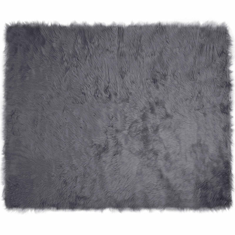 Load image into Gallery viewer, Vidaxl nep schapenvacht tapijt tafalla antraciet 240 x 340 cm
