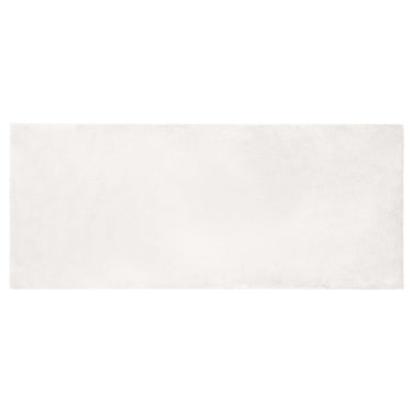 Vidaxl nep konijnenbont tapijt olite wit 80 x 200 cm polyester