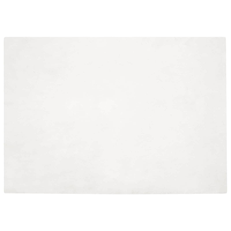 Load image into Gallery viewer, Vidaxl nep konijnenbont tapijt olite wit 160 x 230 cm polyester
