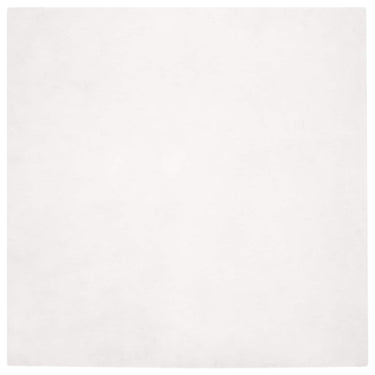 Vidaxl nep konijnenbont tapijt olite wit 160 x 160 cm polyester