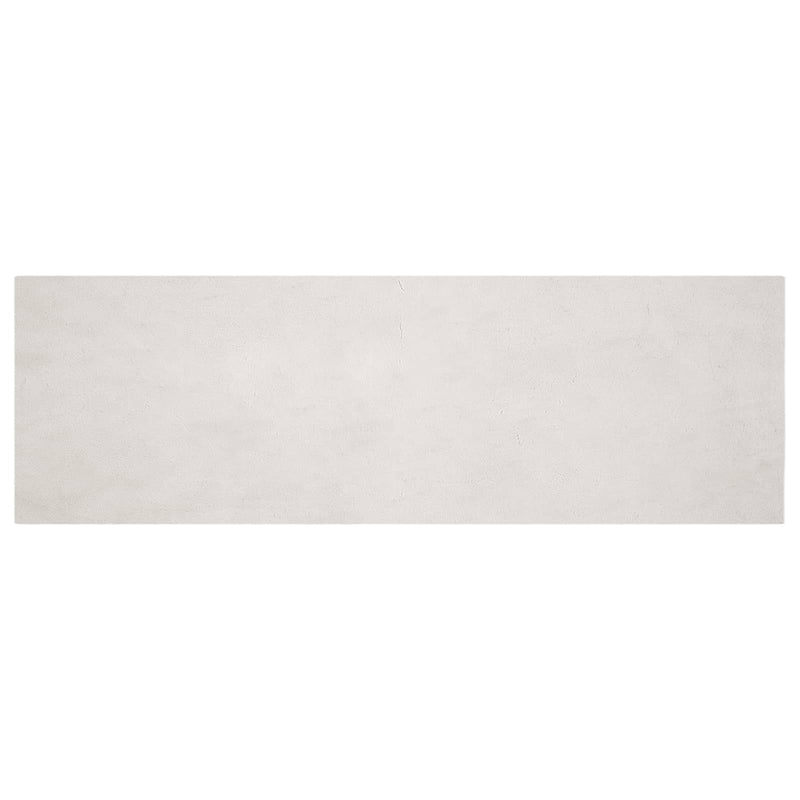 Load image into Gallery viewer, Vidaxl nep konijnenbont tapijt olite beige 80 x 250 cm polyester
