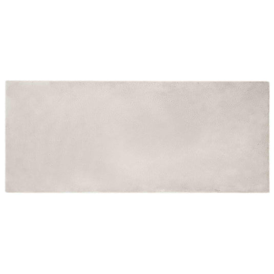 Vidaxl nep konijnenbont tapijt olite beige 100 x 200 cm polyester