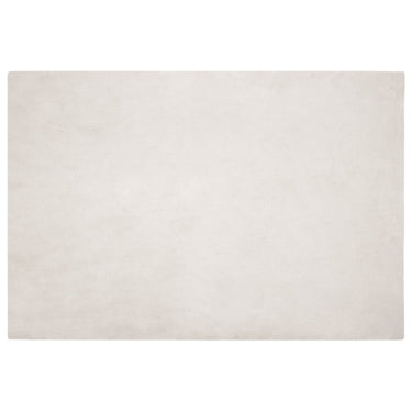 Vidaxl nep konijnenbont tapijt olite beige 120 x 170 cm polyester