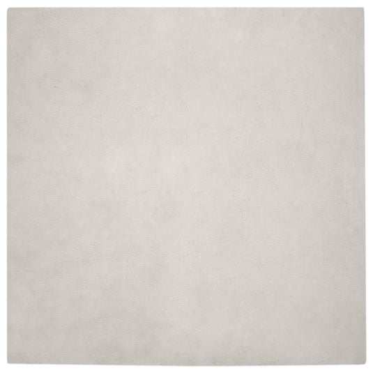 Vidaxl nep konijnenbont tapijt olite beige 240 x 240 cm polyester