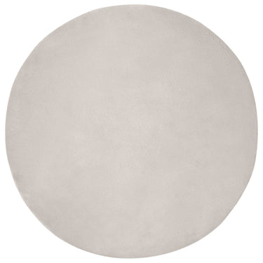 Vidaxl nep konijnenbont tapijt olite beige ø 120 cm polyester