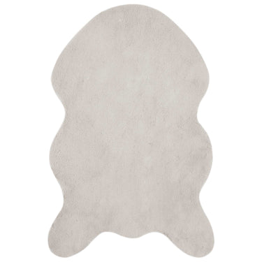 Vidaxl nep konijnenbont tapijt olite beige 60 x 90 cm polyester