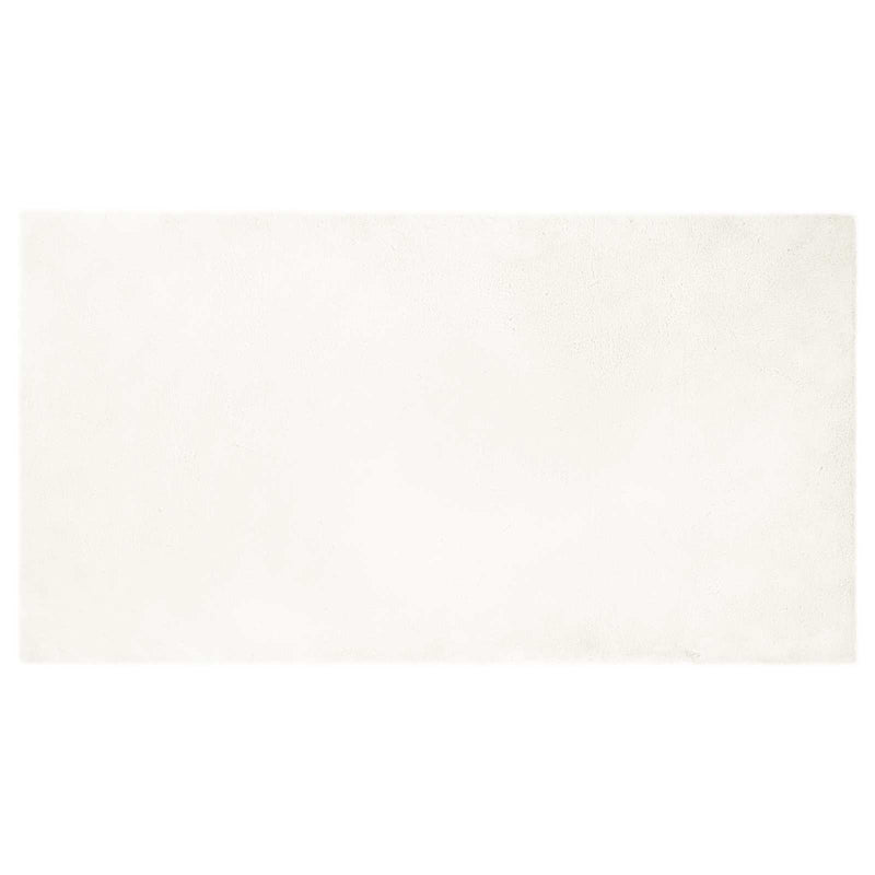 Load image into Gallery viewer, Vidaxl nep konijnenbont tapijt olite crème 80 x 150 cm polyester
