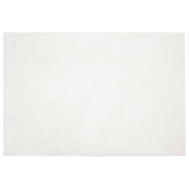 Load image into Gallery viewer, Vidaxl nep konijnenbont tapijt olite crème 120 x 170 cm polyester
