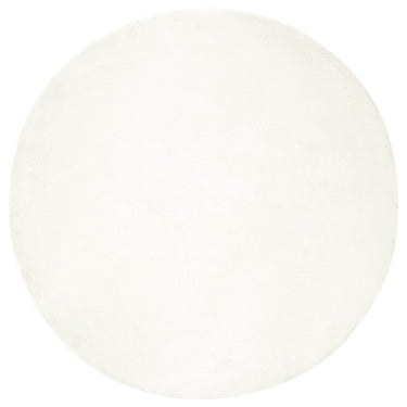 Vidaxl nep konijnenbont tapijt olite crème ø 80 cm polyester