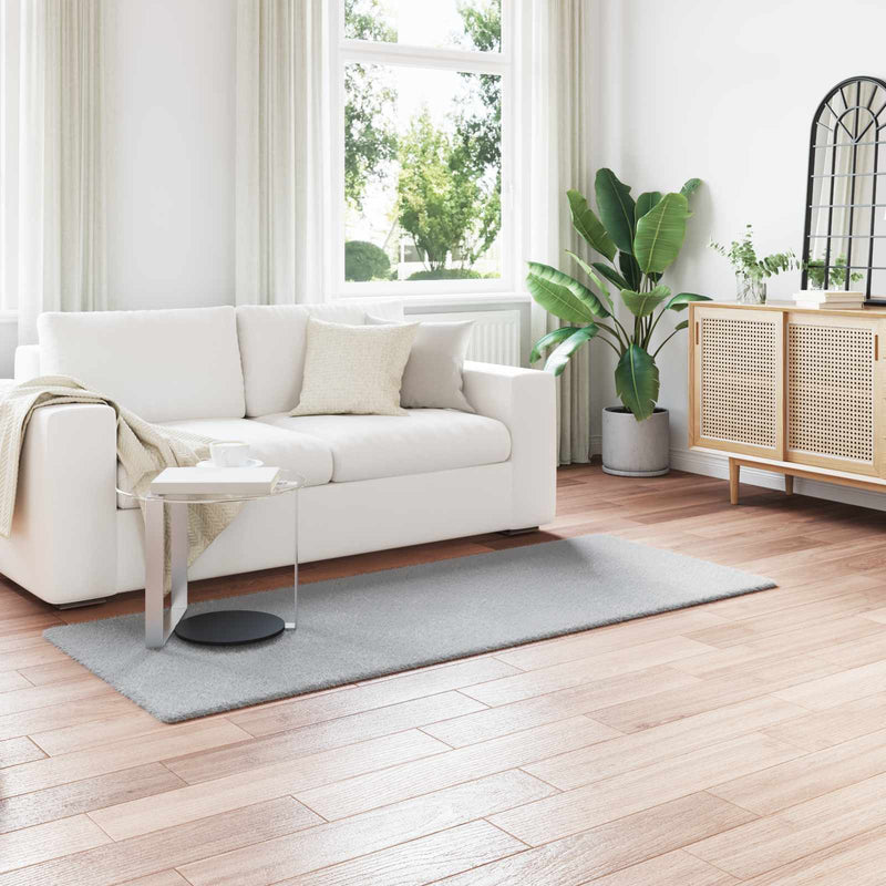 Load image into Gallery viewer, Vidaxl nep konijnenbont tapijt olite grijs 100 x 200 cm polyester
