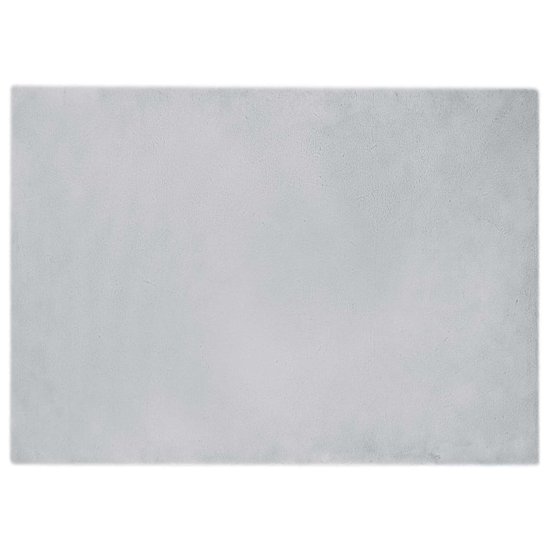 Load image into Gallery viewer, Vidaxl nep konijnenbont tapijt olite grijs 240 x 340 cm polyester
