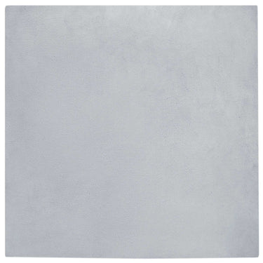 Vidaxl nep konijnenbont tapijt olite grijs 120 x 120 cm polyester