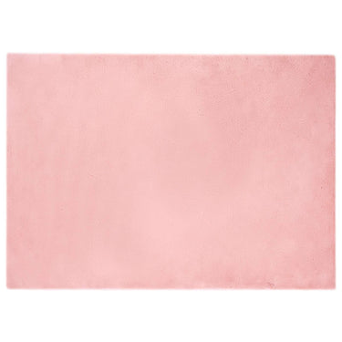 Vidaxl nep konijnenbont tapijt olite roze 240 x 340 cm polyester
