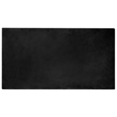 Vidaxl nep konijnenbont tapijt olite zwart 60 x 110 cm polyester