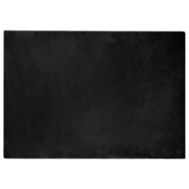 Vidaxl nep konijnenbont tapijt olite zwart 160 x 230 cm polyester
