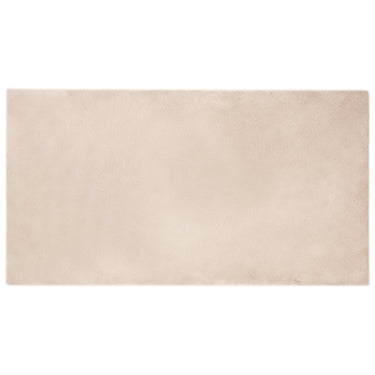 Vidaxl nep konijnenbont tapijt olite taupe 60 x 110 cm polyester