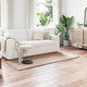Vidaxl nep konijnenbont tapijt olite taupe 80 x 200 cm polyester