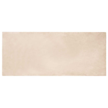 Vidaxl nep konijnenbont tapijt olite taupe 100 x 200 cm polyester