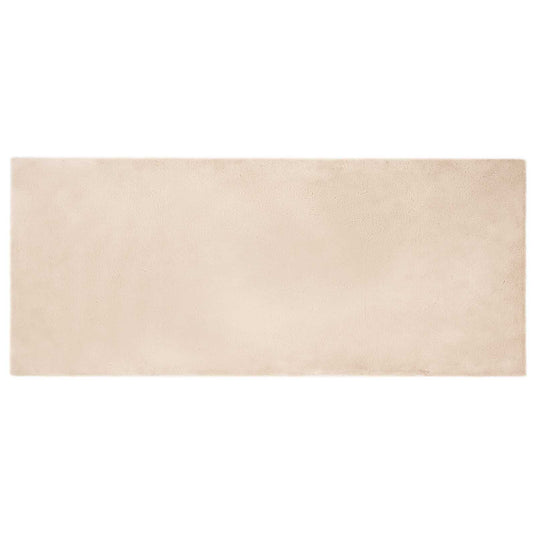 Vidaxl nep konijnenbont tapijt olite taupe 100 x 200 cm polyester