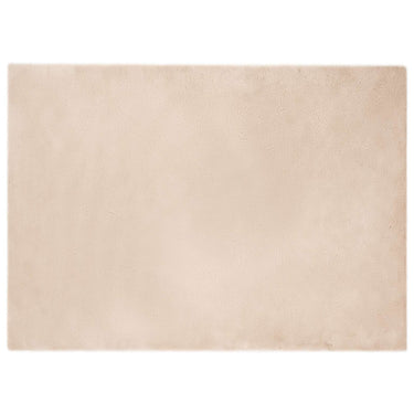 Vidaxl nep konijnenbont tapijt olite taupe 240 x 340 cm polyester