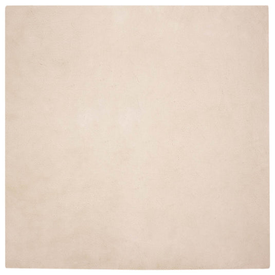 Vidaxl nep konijnenbont tapijt olite taupe 160 x 160 cm polyester