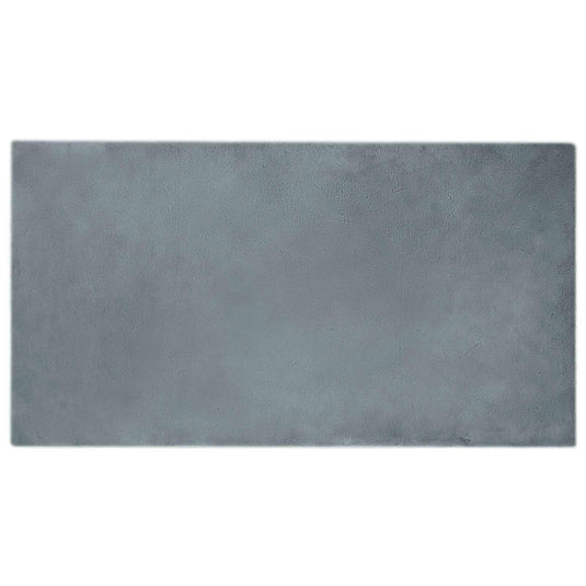 Vidaxl nep konijnenbont tapijt olite antraciet 60 x 110 cm polyester