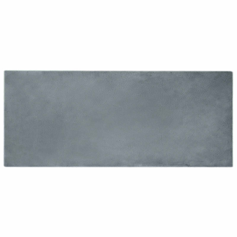 Load image into Gallery viewer, Vidaxl nep konijnenbont tapijt olite antraciet 80 x 200 cm polyester
