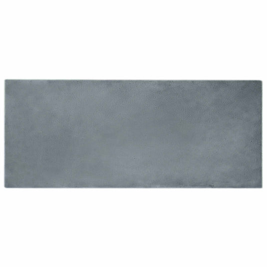 Vidaxl nep konijnenbont tapijt olite antraciet 80 x 200 cm polyester