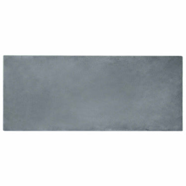 Vidaxl nep konijnenbont tapijt olite antraciet 100 x 200 cm polyester