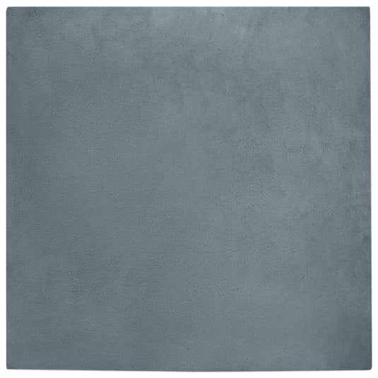 Vidaxl nep konijnenbont tapijt olite antraciet 160 x 160 cm polyester