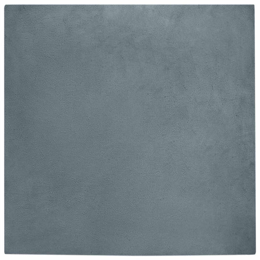 Vidaxl nep konijnenbont tapijt olite antraciet 200 x 200 cm polyester