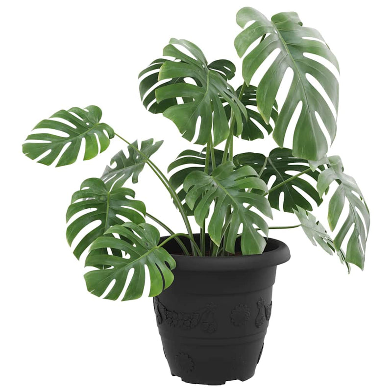 Load image into Gallery viewer, Vidaxl ronde bloempot 24 pcs zwart ø 26 x 21.5 cm kunststof
