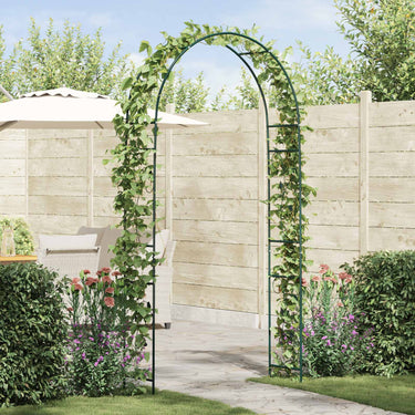Vidaxl tuin boog bloemen groen 115 x 37 x 231 cm