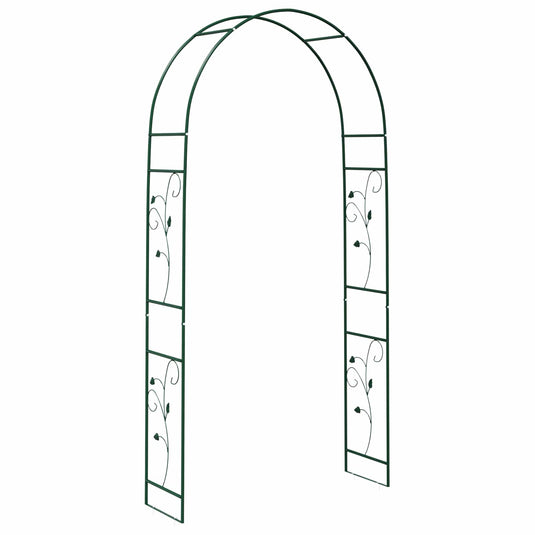 Vidaxl tuin boog bloemen groen 115 x 37 x 231 cm