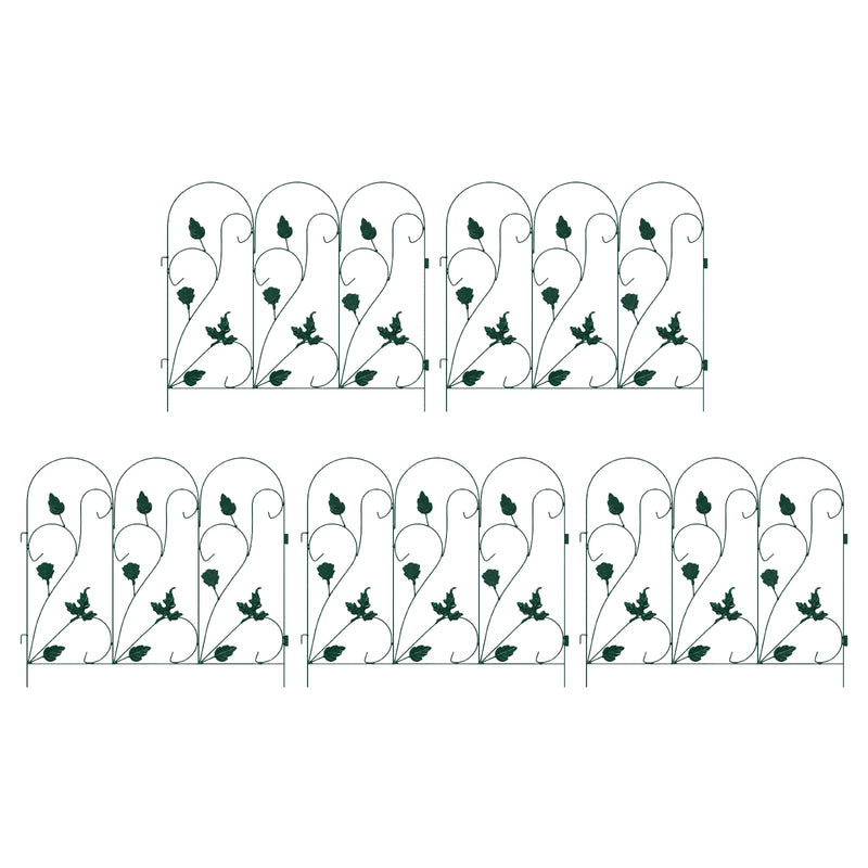 Load image into Gallery viewer, Vidaxl tuinhek latwerk groen 307 x 54,5 x 0,3 cm
