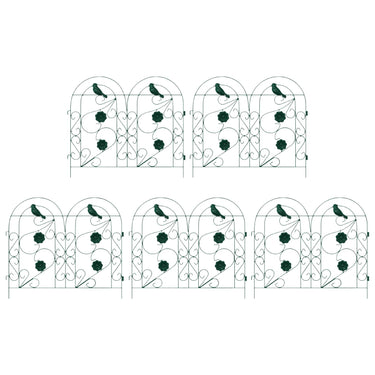 Vidaxl tuinhek latwerk groen 308,5 x 54,5 x 0,3 cm