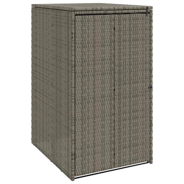 Vidaxl afvalbak box grijs 65 x 80 x 115 cm polyetheen