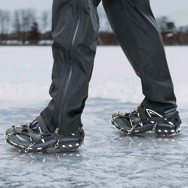Vidaxl ijs-klemmen voor schoenen zwart xl
