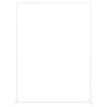 Vidaxl trouwrand wit 150 x 49,5 x 200 cm staal