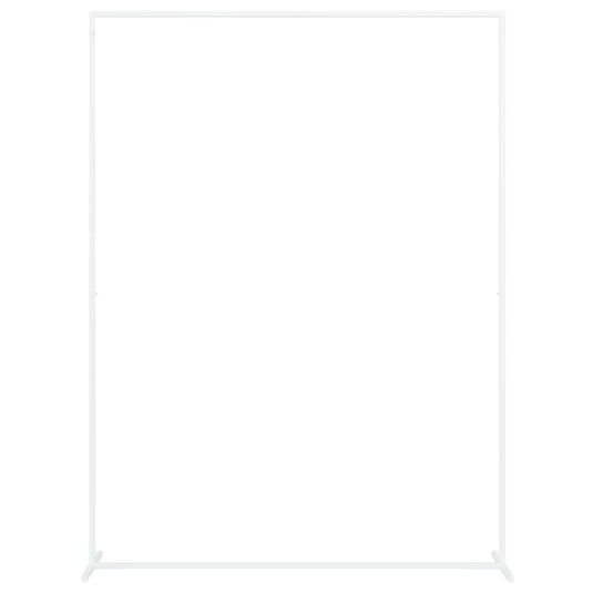 Vidaxl trouwrand wit 150 x 49,5 x 200 cm staal