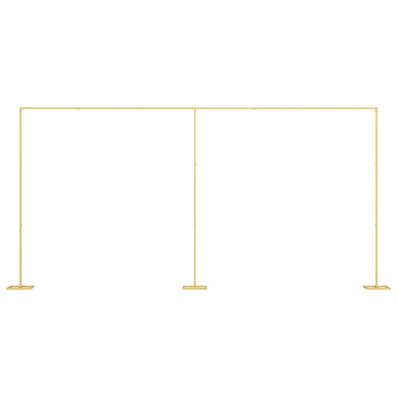 Load image into Gallery viewer, Vidaxl trouwrand goud 657 x 35 x 300 cm staal
