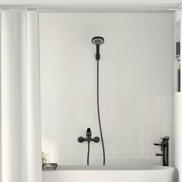 Vidaxl doucheset zwart g 1 2 inch