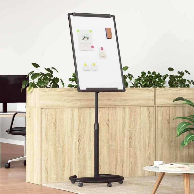 Load image into Gallery viewer, Vidaxl magnetisch whiteboard zwart en wit 62 x 62,5 x 197 cm eps
