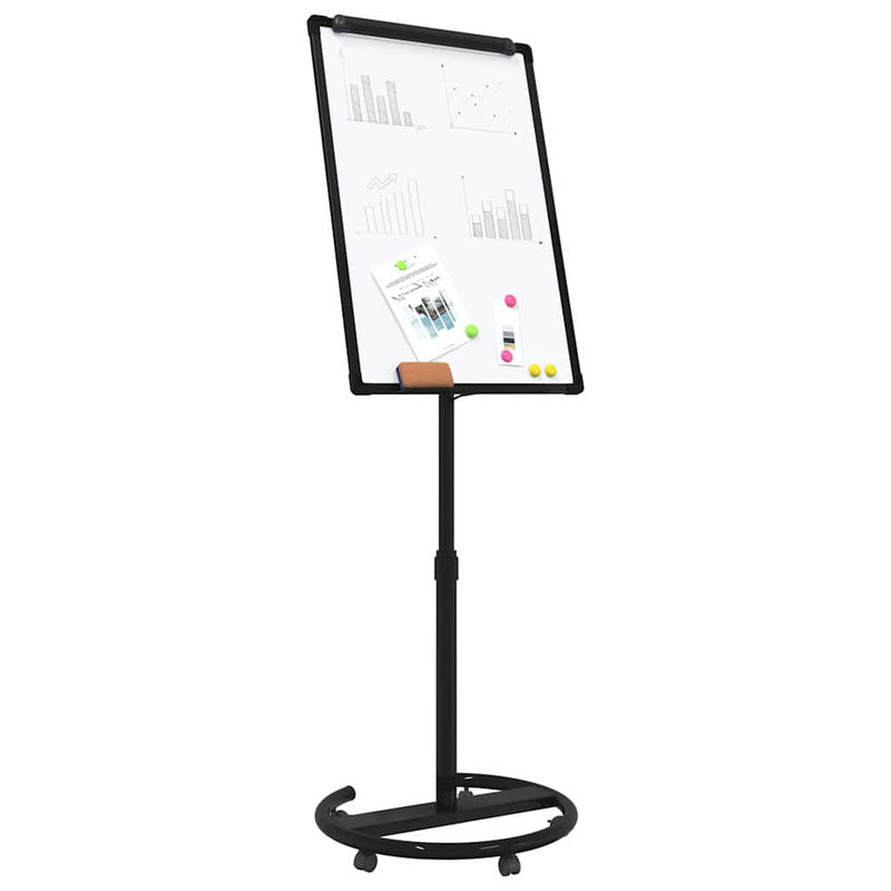 Load image into Gallery viewer, Vidaxl magnetisch whiteboard zwart en wit 62 x 62,5 x 197 cm eps
